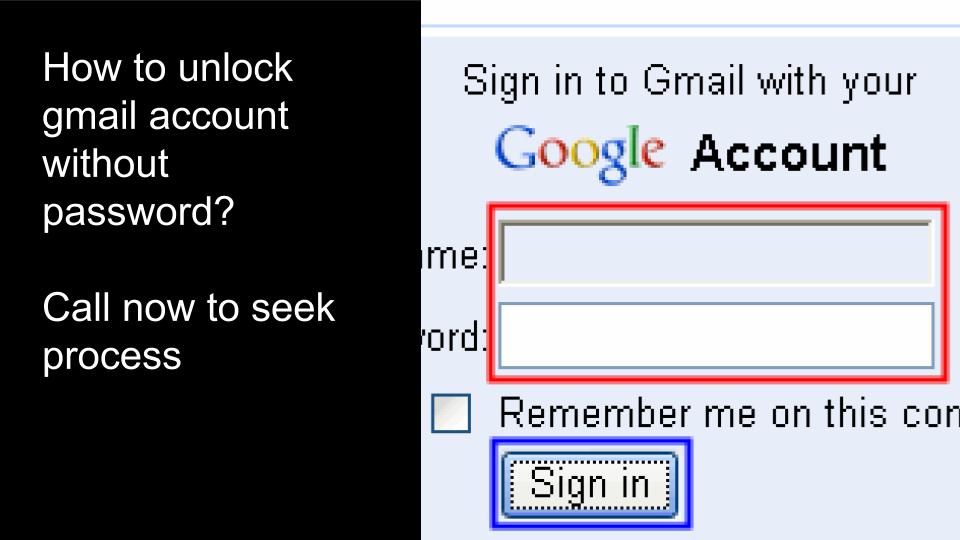 google password recovery help phone number